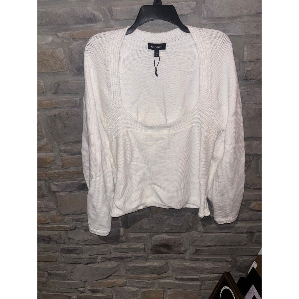 XL Express Sweater wide neck knitted sweater